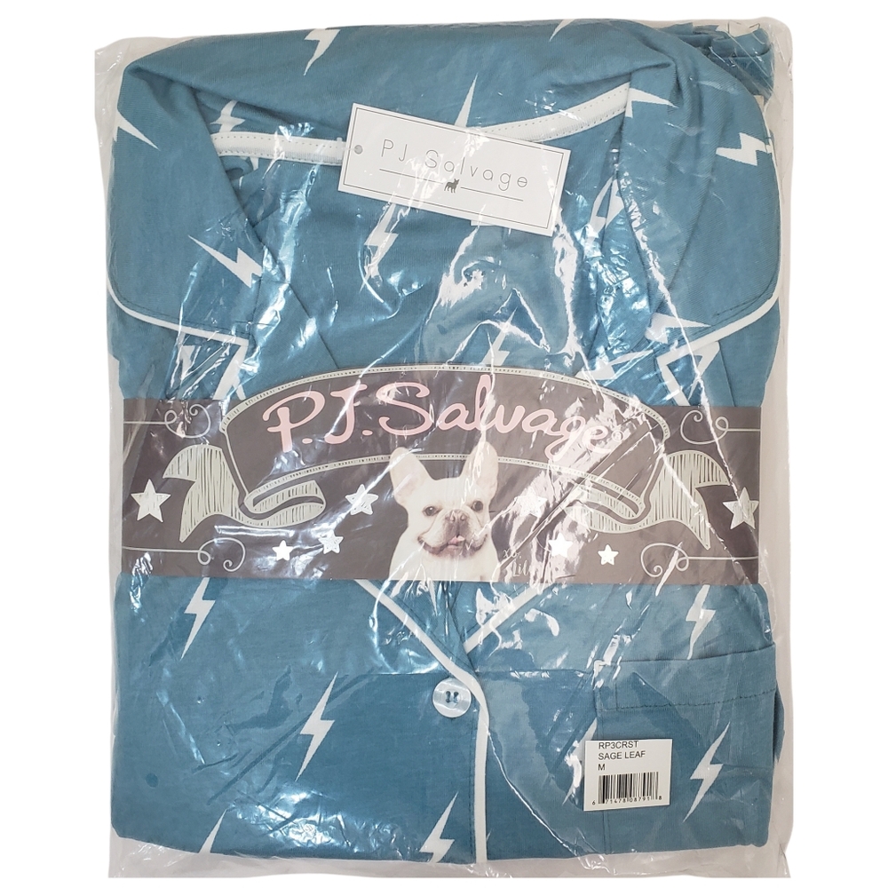 PJ SALVAGE Women's 2 Piece Pajama Set Medium NWT